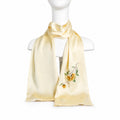 Apsastitch Su Embroidery Silk Scarf Series – 192-Hour Handcrafted Silk Scarves, 16 Momme 100% Mulberry Silk, "Shishi Ruyi" & "Smiling Buddha" Auspicious Designs, Unique Chinese Heritage Fashion Accessory Gift