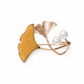 Apsastitch Kesi Silk Tapestry Brooch – 192-Hour Handcrafted UNESCO Heritage Silk Brooch with Alloy Pin, Leaf & Butterfly Designs, "An Inch of Kesi, An Inch of Gold" – Unique Chinese Heritage Gift
