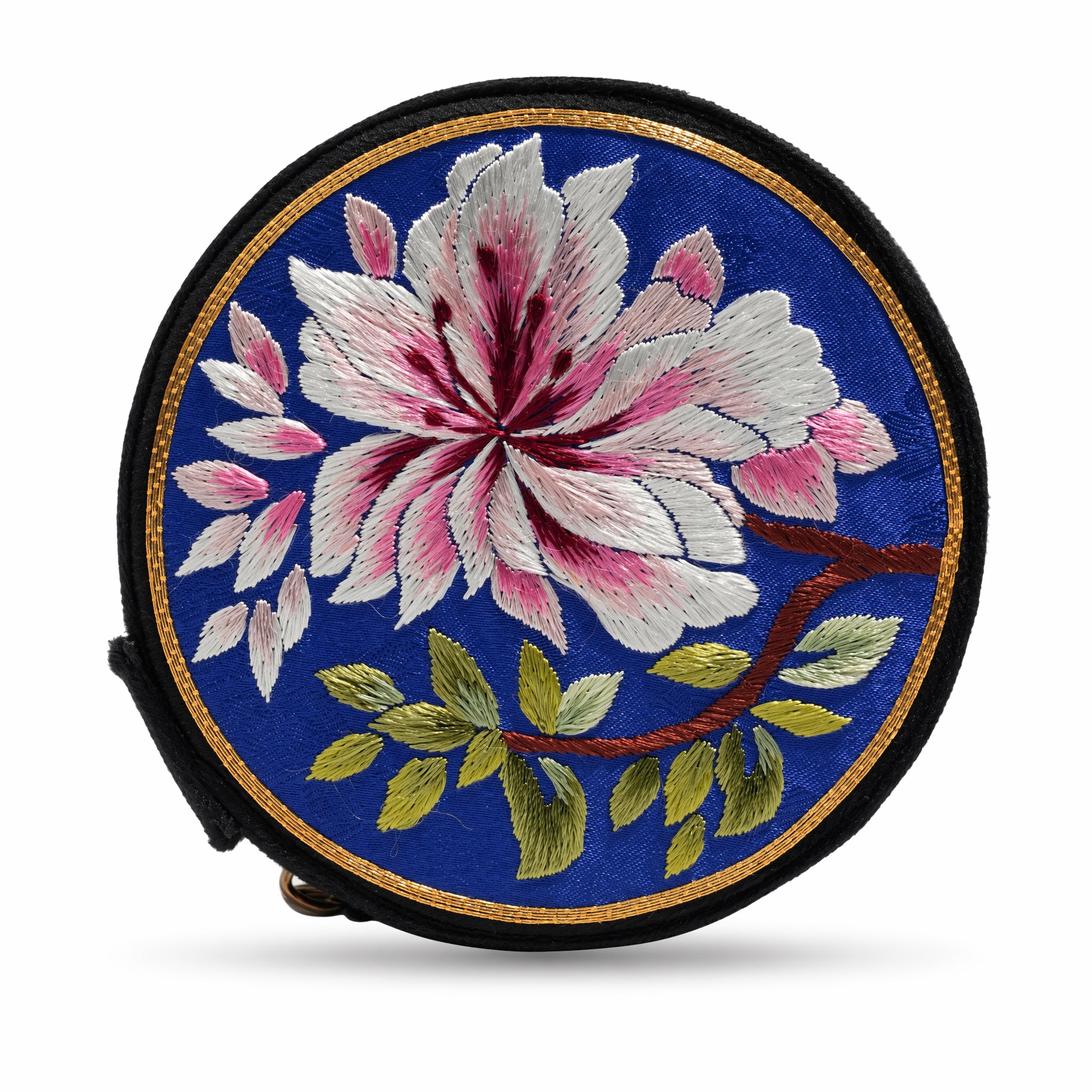 Apsastitch Xiang Embroidery Jewelry Box – 48-Hour Handcrafted Intangible Cultural Heritage Jewelry Box, Mulberry Silk Thread, Unique Chinese Heritage Storage Gift