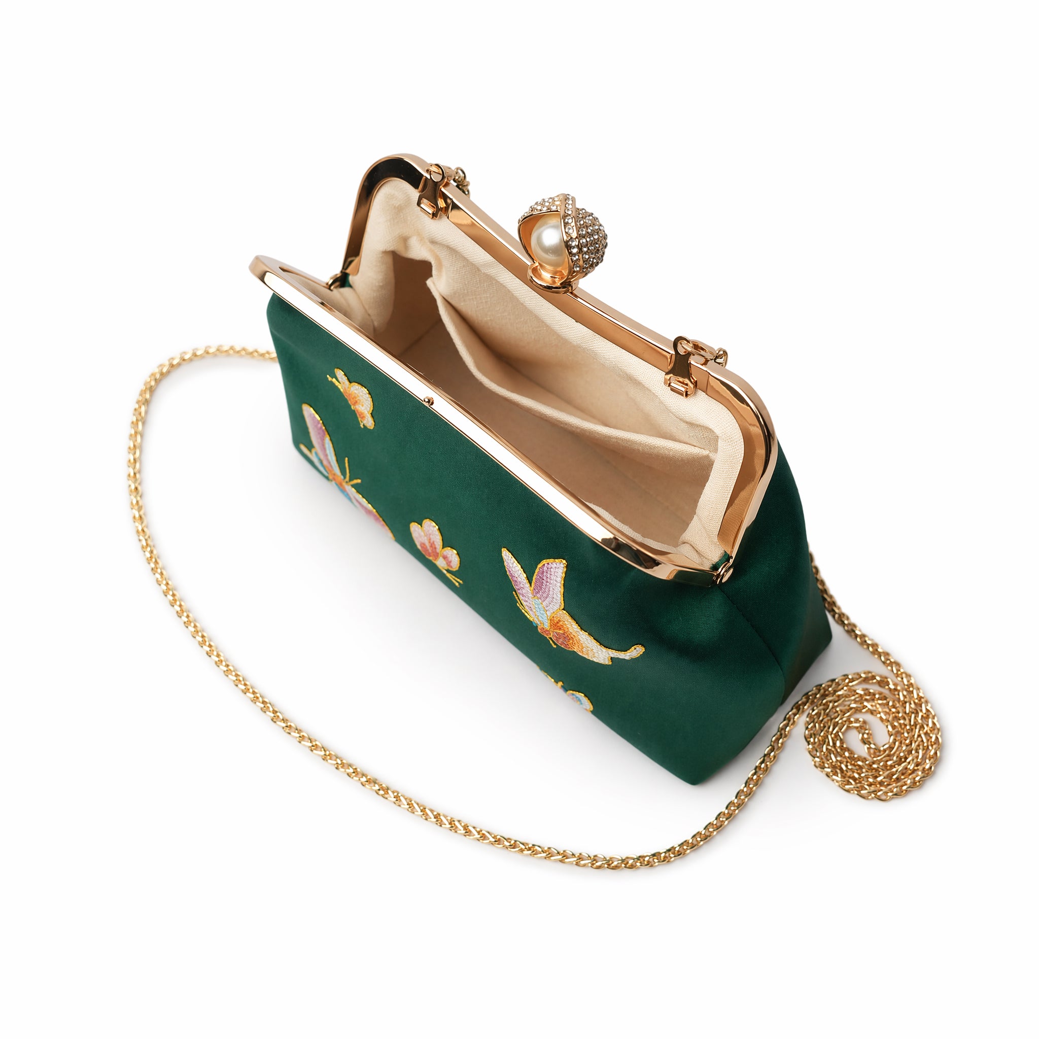 Apsastitch Su Embroidery Butterfly Crossbody Tote Bag – 168-Hour Handcrafted Silk Art Bag with Alloy Hardware, Unique Chinese Heritage Fashion Accessory Gift