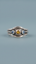 Hand-Forged Silver Stacking Ring