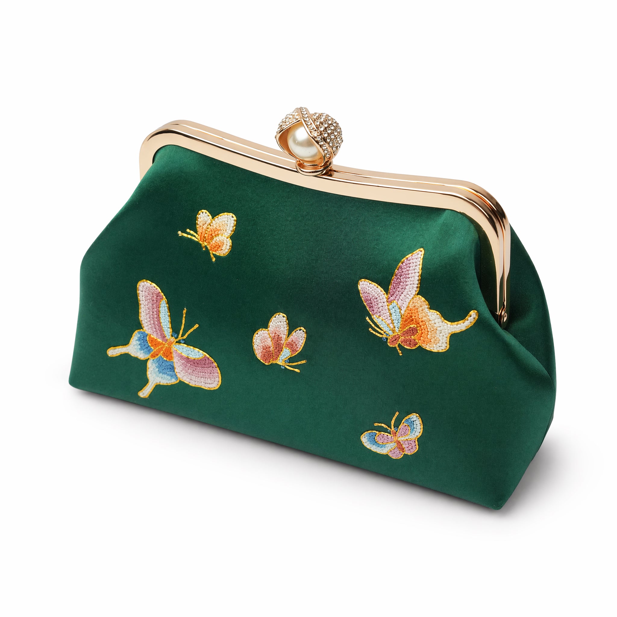 Apsastitch Su Embroidery Butterfly Crossbody Tote Bag – 168-Hour Handcrafted Silk Art Bag with Alloy Hardware, Unique Chinese Heritage Fashion Accessory Gift