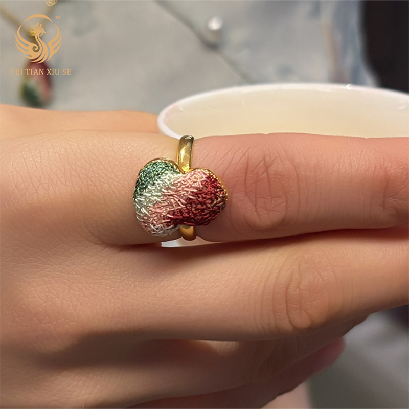 24K Thick Gold Plated Women's Ring Adjustable | Light Luxury Fashion Jewelry | Premium Gift for Her