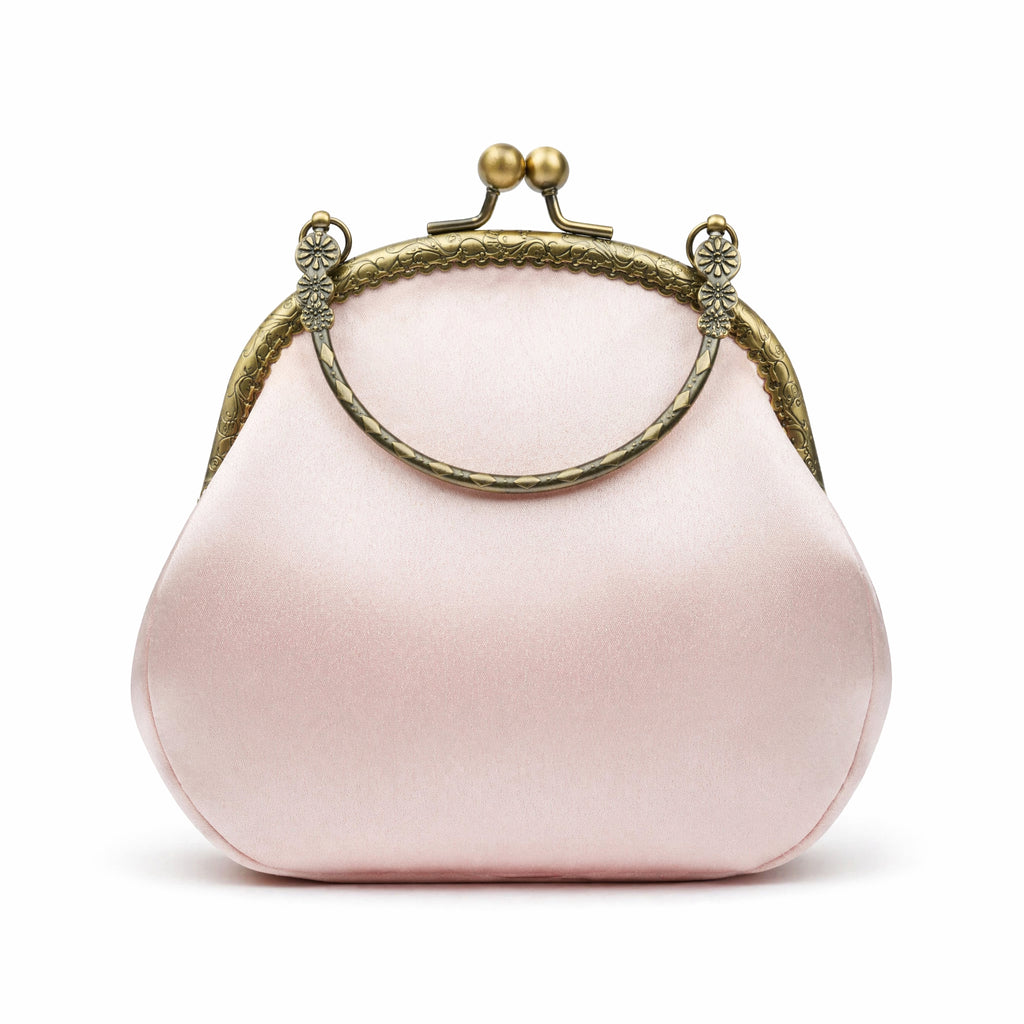 Apsastitch Su Embroidery "Pink Magnolia" Tote Bag – 216-Hour Handcrafted Silk Art Bag with Bronze Hardware, Unique Chinese Heritage Fashion Accessory Gift