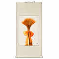 Apsastitch Xiang Embroidery "Wheat Harvest" Scroll – 96-Hour Handcrafted Silk Embroidery Wall Art with Brocade Mounting, Symbol of Abundance & Prosperity, Unique Chinese Heritage Home Decor Gift