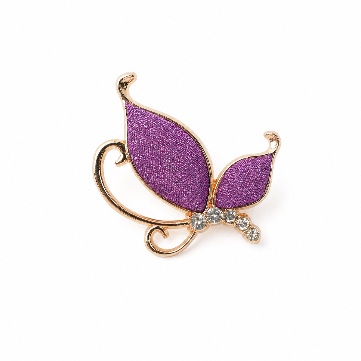 Apsastitch Kesi Silk Tapestry Brooch – 192-Hour Handcrafted UNESCO Heritage Silk Brooch with Alloy Pin, Leaf & Butterfly Designs, "An Inch of Kesi, An Inch of Gold" – Unique Chinese Heritage Gift