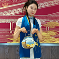 feitianxiuseSoochow Embroidery Luxury Tote & Crossbody Bag - Elegant Chinese Style Handbag for Women
