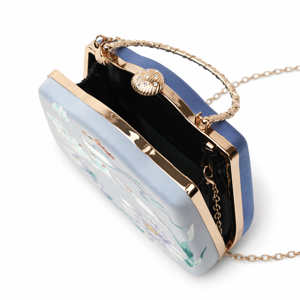 Apsastitch Su Embroidery "Deer & Lotus" Crossbody Tote Bag – 18-Hour Handcrafted Silk Art Bag with Alloy Hardware, Unique Chinese Heritage Fashion Accessory Gift