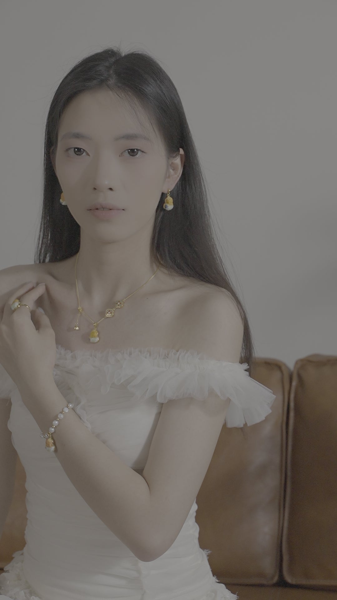 FEI TIAN XIU SE 24K Gold Plated Necklace | Silver Pendant Women | Luxury Birthday Gift